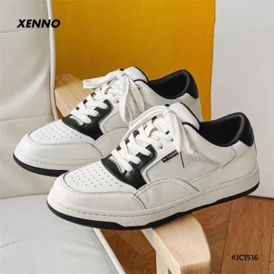  GLOBAL ITEM Breathable Premium Leather Sneakers